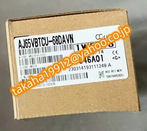 ◆【新品！】三菱電機　AJ65VBTCU-68DAVN CC-Linkディジタル－アナログ変換ユニット【６か月安心保証】