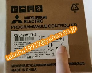 ◆【新品！】　三菱電機 FX3U-128MT/ES-A PLC シーケンサ【６か月安心保証】