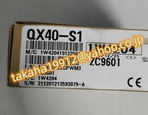 ◆【新品！】　三菱電機　DC入力ユニット QX40-S1 シーケンサ PLC【６か月安心保証】