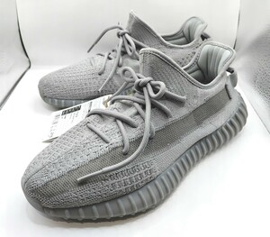 【未使用品】adidas アディダス IF3219 YEEZY BOOST 350 V2 イージーブースト 27.5cm スティールグレー ニット メンズ タグ付き