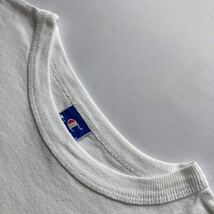 美品 100%コットン 肉厚 80's90's チャンピオン Champion ビンテージ VINTAGE アメリカ製 USA製 Tシャツ 白 Lサイズ _画像4