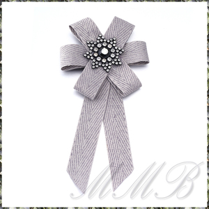 [Corsage] Ribbon Bow Brooch сияющий Star crystal CZ. кольцо bo-n серый лента one отметка букетик брошь 