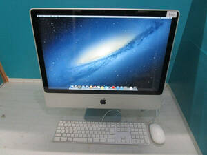 [1 jpy start ]apple iMac Early 2009 A1225 Core2Duo 2.66GHz/ memory 4GB/HDD500GB/Os X 10.8.5 install settled control number I-341