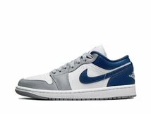 NIKE WMNS AIR JORDAN 1 LOW Grey and Blue 27.5cm 美品 ウィメンズ エアジョーダン1 ロー グレー　ブルー ナイキ_画像1