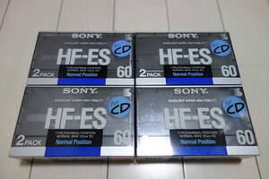 希少品 新品 カセットテープ HF-ES 60分 8本セット 高級 パッケージ良好 HF-ES 60A ノーマルポジション (SONY ソニー) (2)