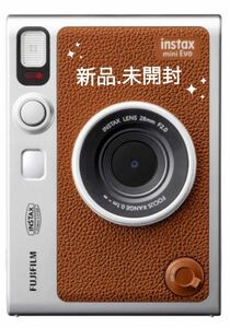 【即日発送】フジフイルム インスタントカメラ instax mini Evo 「チェキ」BROWN 