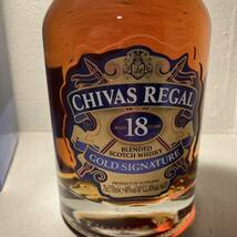 ◇【売り切り】未開栓 CHIVAS REGAL 18年 シーバスリーガル ゴールドシグネチャー スコッチウイスキー 700ml/40% 古酒 洋酒 お酒 _画像7