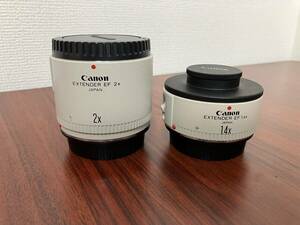 ☆【売り切り】Canon キャノン EXTENDER EF 2x/1.4x セット エクステンダー カメラ レンズ 周辺機器 アクセサリー