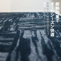 在庫限り《ブティック》 2731 タイルカーペット 50×50cm 【濃ブルー】【新品｜64枚】100円スタート！_画像4