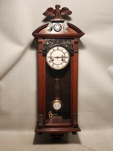大正時代　精工舎　座敷時計　鷲　可動品　掛時計 柱時計 振り子時計 古時計 ゼンマイ レトロ アンティーク