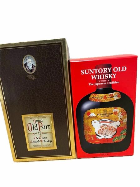【未開封　古酒】Old Parr オールドパー　12年　ウイスキー　750ml サントリーオールド　干支ボトル