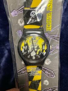 ナイトメアビフォアクリスマスの腕時計　プライズ品　非売品　黄色