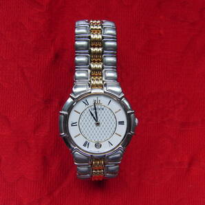 セイコークレドール エントラーター 9579-6000 メンズ腕時計 ホワイト文字盤 コマ付きの画像2