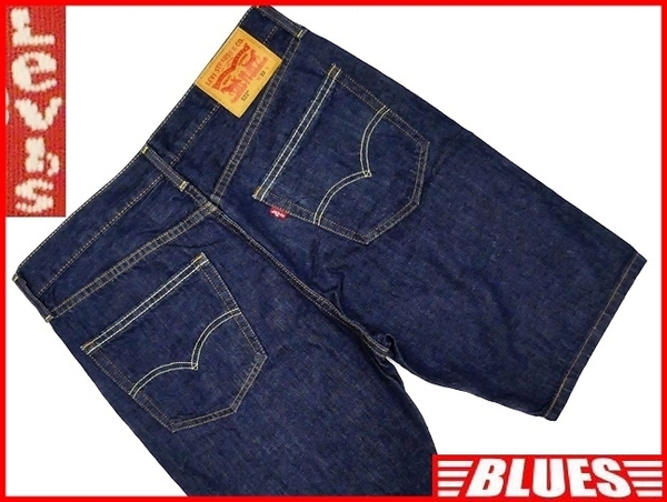 即決★リーバイス522★W32 ハーフパンツ Levis メンズ デニム ジーンズ クロップドパンツ ボトムス クロップドジーンズ ハーフデニム