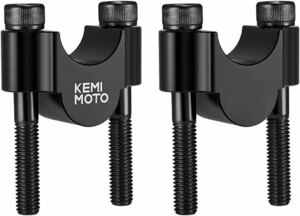 suba KEMIMOTO ハンドルポスト バイク 20mmアップ スタンダードバー ユニバーサルハンドルバー ライザー 22.2mm ハンドルスペーサー 