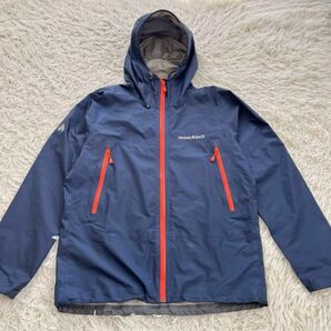 モンベル　mont-bell ストームクルーザージャケット　レインウェア M パープル　GORE-TEX ゴアテックス　登山　通勤