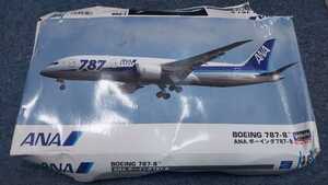 * Hasegawa ANAbo- wing 787-8 1/200 scale plastic model not yet constructed *