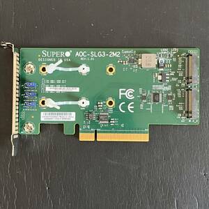  собственное производство PC SSD расширение для PCIe карта Supermicro AOC-SLG3-2M2 PCIe Ad on карта максимальный 2.. NVMe SSD для 