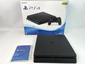 【動作品】PlayStation4 SONY CUH-2200A ブラック 箱 説明書付き PS4
