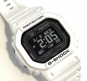 ☆CASIO カシオ G-SHOCK ジーショック G DW-H5600-7JR 内周(約)26cm 黒文字盤 電子時計 ホワイト×ブラック 白×黒 スクエア型 男女兼用