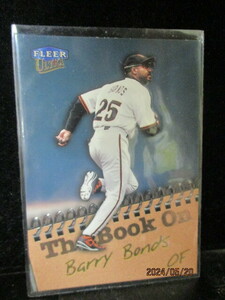 ★野球カード　B・ボンズ　1999 Ultra BO-8