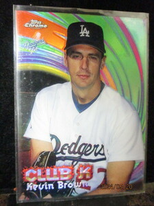 ★野球カード K・ブラウン 1999 Topps Chrome AE27 Refractor