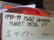 ★バスケットボールカード S・マーブリー 1998-99 Metal Universe PLANET METAL #9_画像3