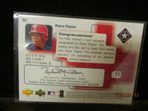 ★野球カード R・クレイトン 1999 SP Signature RC_画像2
