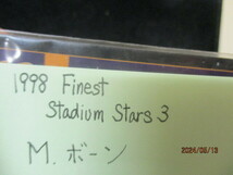 ★野球カード M・ボーン 1998 Finest Stadium Stars3_画像3