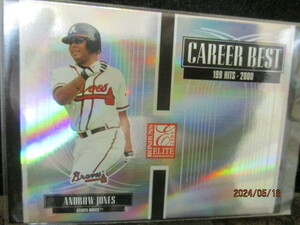 ★野球カード　A・ジョーンズ　2005 Donruss Elite CB-4 1393/1500