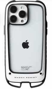 【ROOT CO.】[iPhone14ProMax専用]GRAVITY Shock Resist Case +Hold.(ホワイト)/A 76
