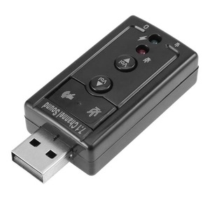 (bb)USB стерео звуковая карта 7.1ch( новый товар )