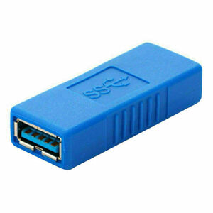 USB3.0 Aメス-Aメス 変換アダプタ 充電 データ転送