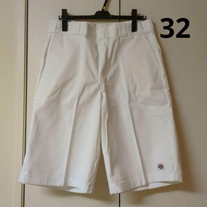 新品 ◆ディッキーズ ◆dickies ◆ホワイト ◆W32 ショート ハーフパンツ 42283 短パン ショーツ ショートパンツ ◆全国送料無料