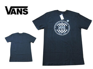 新品 ◆VANS ◆バンズ ◆M ◆ブラック 半袖Tシャツ メンズ チェッカー Tシャツ ◆全国送料無料