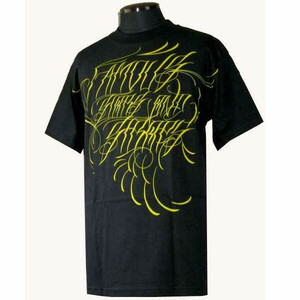 新品 ◆FAMOUS STARS AND STRAPS ◆フェイマススターズ＆ストラップス Set Written メンズ Tシャツ ◆クロ ◆(Ｓ) ◆全国送料無料