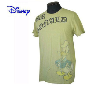 新品 ◆ディズニーヴィンテージ ◆DISNEY VINTAGE ◆メンズ ◆ドナルドダック 半袖 Tシャツ ◆グリーン ◆(L) ◆全国送料無料