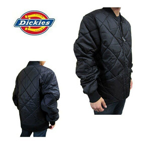 Новый ◆ Dickies ◆ Kuro ◆ (M) ◆ Мужская стеганая куртка Dickies ◆ Стадион Diamond Nylon Nylon 61242