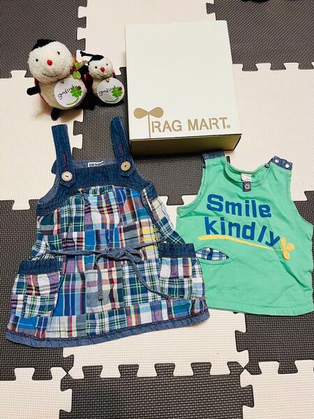 RAG MART ワンピース&タンクトップ セットで!80 ラグマート まとめて