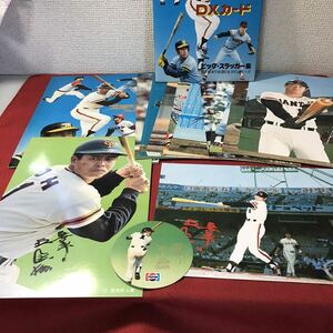 ☆希少！王貞治など プロ野球DXカード 大カードまとめ 丸めんこ 当時物 レトロ【KB8】レターパックライト 