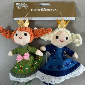 ファンタジースプリングス アナと雪の女王 ぬいぐるみチャーム ぬいぐるみバッジ ぬいば アナ雪 TDS ミッキー ミニー FS