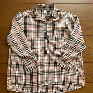 チェック柄 長袖シャツ フリーサイズ