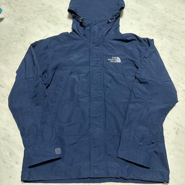 ネイビー 腕ポケットロゴ THE NORTH FACE ノースフェイス マウンテンパーカー 85 メンズXS レディース Mサイズ