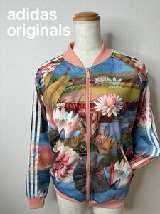 【REUSE：adidas originals】睡蓮　花柄　90 ジャージ　 アディダスオリジナルス　 CURSO SS TT