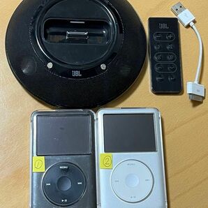 さらに値下げ！動作品 iPod classic 80GB2台 ドックスピーカーセット