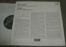 カッチェン/ブラームス;3つのピアノ変奏曲集♪ (英）デッカラージステレオ_画像2