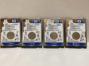 Western Digital HDD 320GB WD3200LP*X 4個セット / 7mm 2.5インチ 正常判定品