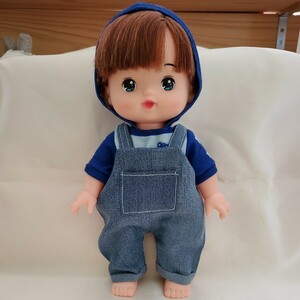 メルちゃんの服 ハンドメイド オーバーオール アオくん ソラン レミン メルちゃん 手作り服 着せ替え