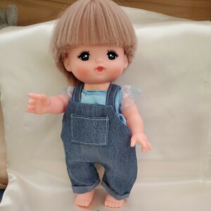 メルちゃんの服 ハンドメイド オーバーオール メルちゃん、アオくん、レミンちゃん、ソランちゃん共用 