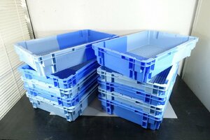 69*44*13.5.10 piece set sun ko-SN container C#32S pra navy blue storage box adjustment box start  King container box business use number -ply resin 